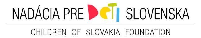 Projekt Nadácie pre deti Slovenska: Opri sa o mňa